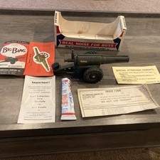 Vintage BIG BANG Cannon Model 60 MM in Original Box w/Catalog  Paperwork