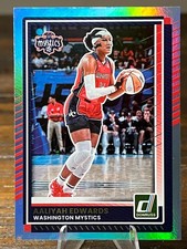 2025 Panini Donruss WNBA #16 Aaliyah Edwards Holo Washington Mystics