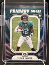 2025 Panini Donruss Optic Travis Hunter Primary Colors #3 Jaguars Rookie RC