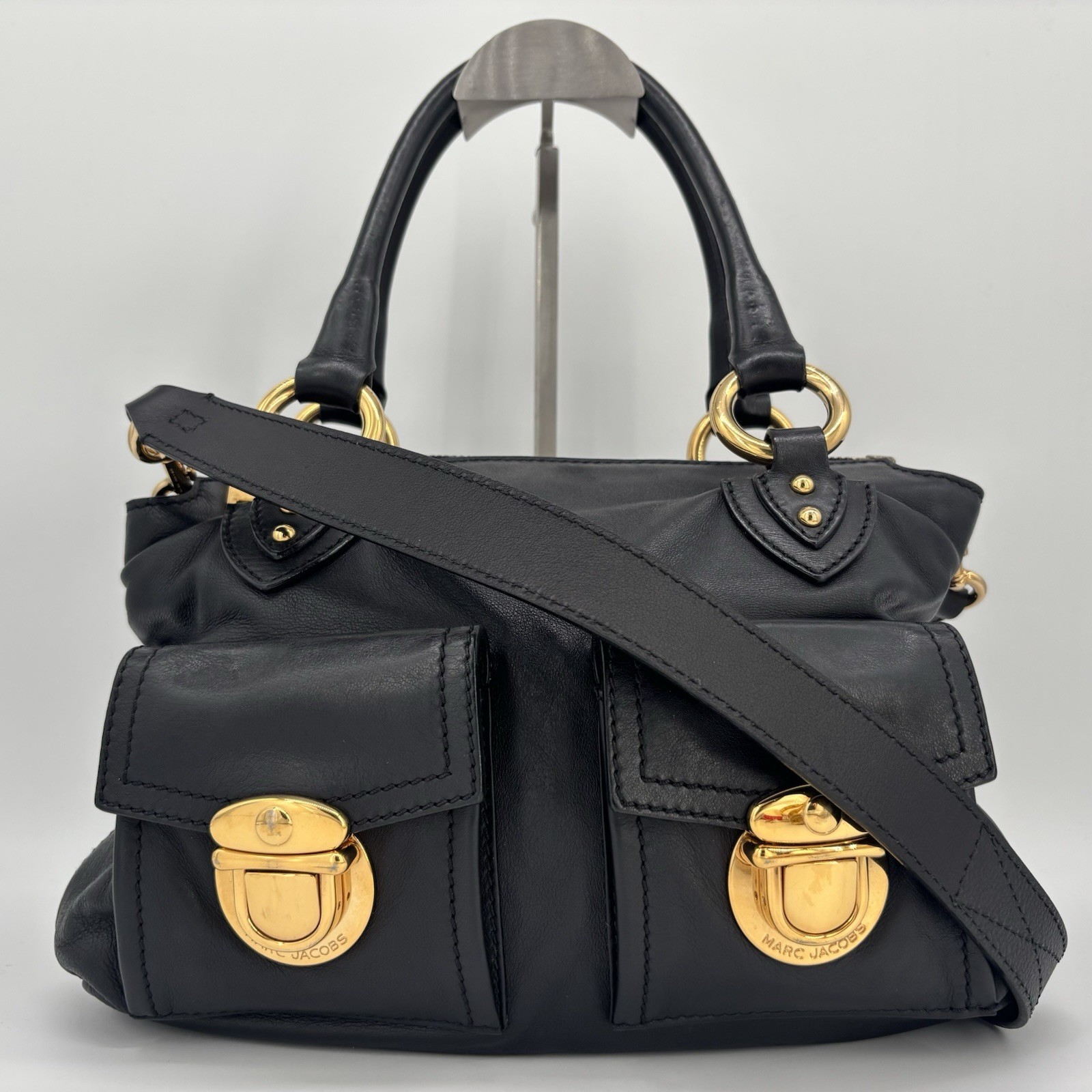 Marc Jacobs Handbag Shoulder Bag Vintage Leather Authentic From Japan