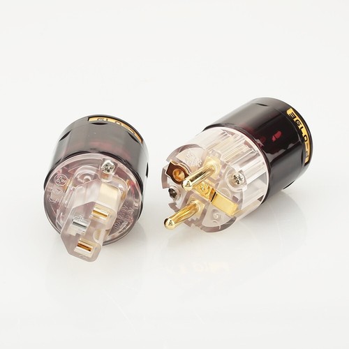 5 Pairs Gold Plated P079E Schuko Power Plug+C079 IEC Female Plug For DIY - Picture 5 of 8