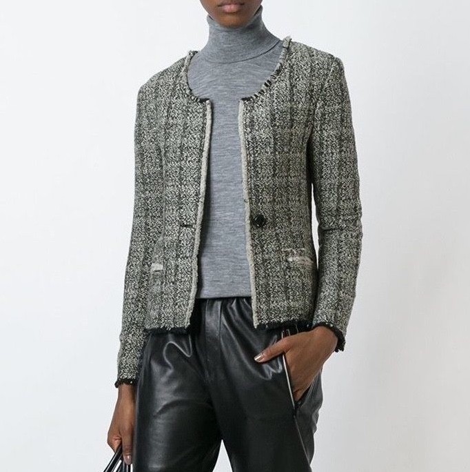 ジャケット ISABEL MARANT ETOILE Embroidered wool Gesina blazer $725 Isabel Marant Etoile Nilinda Black & Gray Blazer Jacket