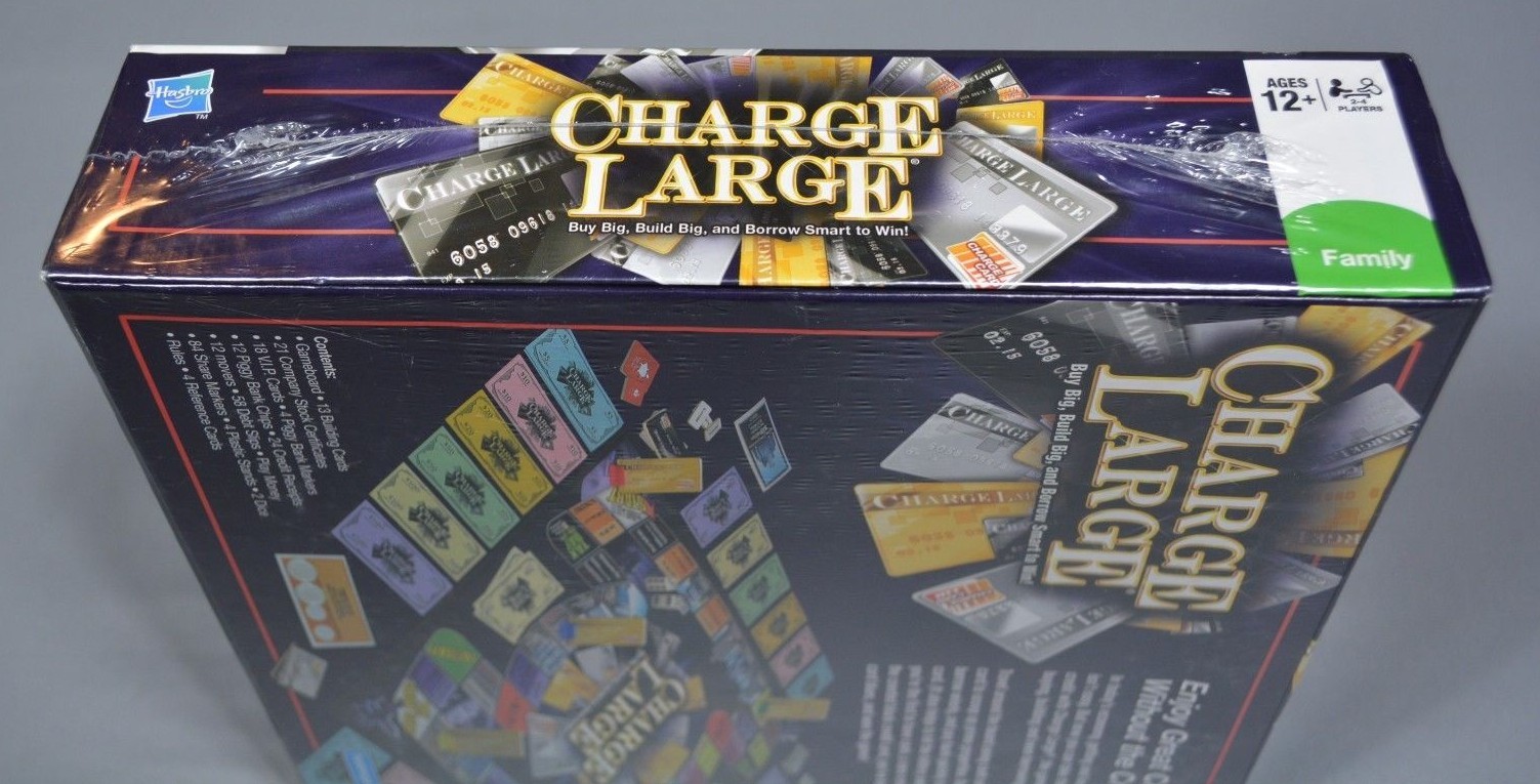 NEW - Hasbro - Charge Large - Buy Big, Build Big, and Borrow Smart to Win
