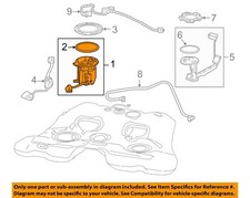 GM OEM 07-17 Caprice Fuel System Fuel System Components-Fuel Pump Assy 19303293