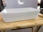 Westinghouse Vintage Milk Glass Casserole Dish Rectangular  10 x 6.6 x 2.5"