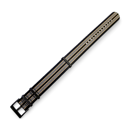 Nylon NATO Watch Strap Band Black Buckle Custom Made James Bond 007 20mm 22mm UK - Picture 30 of 38
