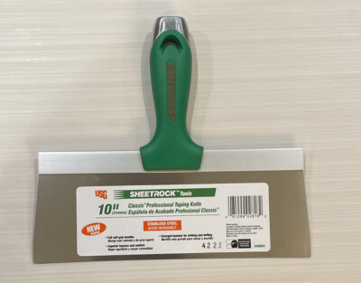 USG Classic Professional Sheetrock Taping Knife 10'' Stainless Steel