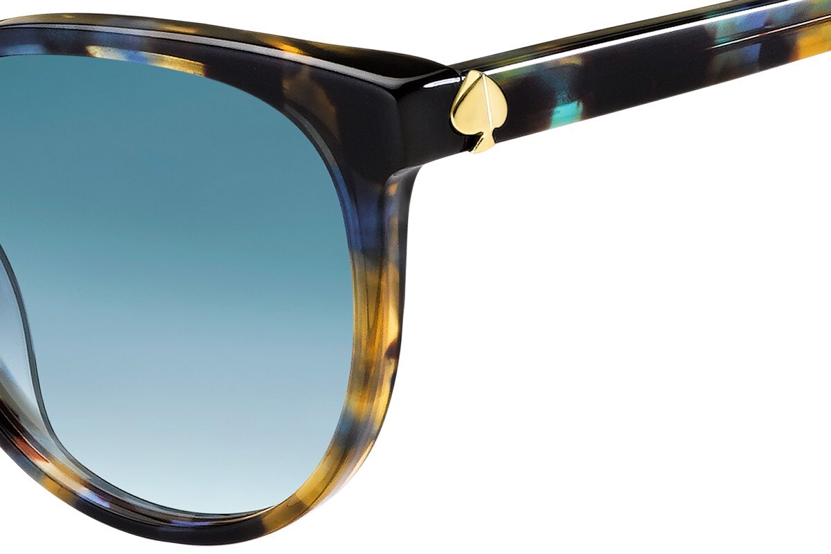 New Kate Spade New York KS MELANIE/S PJP Blue Plastic Oval Sunglasses Blue Lens Kate Spade Womens Oval Sunglasses KS Melanie, Blue Frames  main image 2