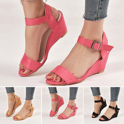 flat block heel sandals