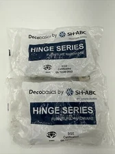 Lot of 2 DecoBasics By SH-ABC Cabinet Door Hinges Self Closing 2/Pack 300464