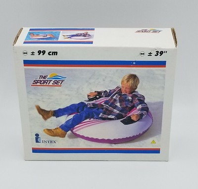 NEW Vintage Intex The Sport Set Snow Water Inner Tube Sled Size 39â #68202 78257682027 | eBay