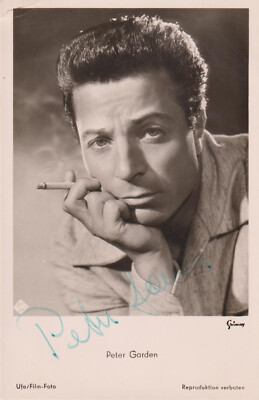 PETER GARDEN Original Autogramm signierte UFA Postkarte 50er Jahre