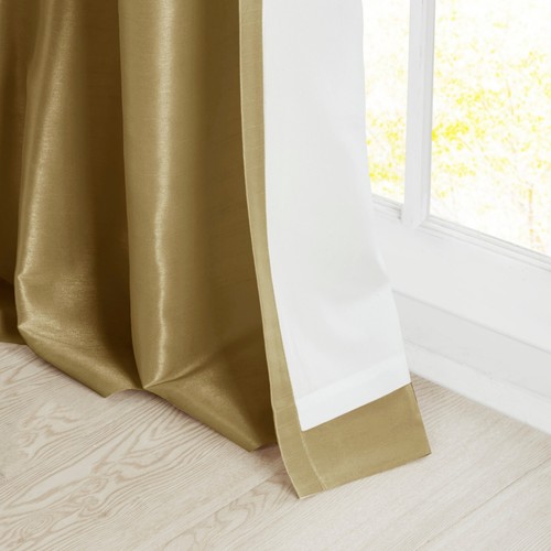 Madison Park Emilia Twist Tab Lined Window Curtain Panel Pack of 1 Window Drape - Picture 22 of 103