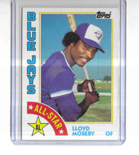 1984 Topps #403 Lloyd Moseby Toronto Blue Jays All-Star