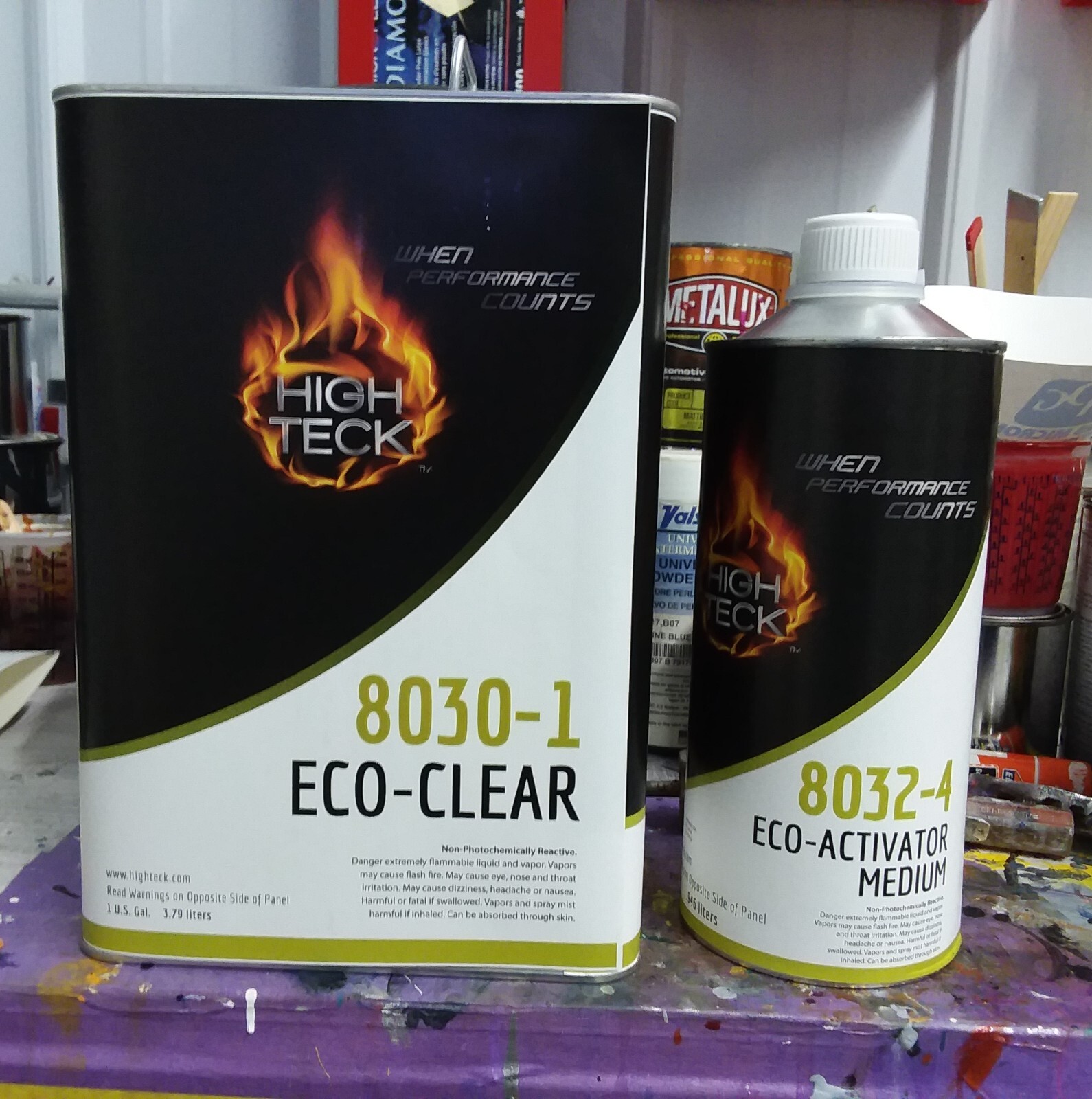 High Teck 8030 Eco Clear Coat Gallon Kit GREAT PRICE for this High