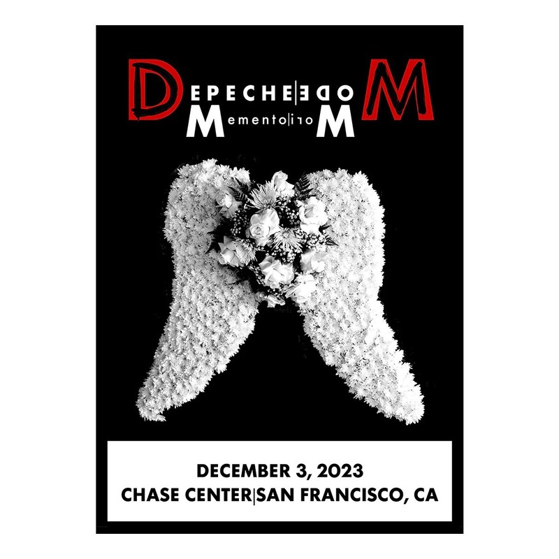 Official DEPECHE MODE Lithograph Poster Chase San Francisco 12/3/23 Ltd 170/180