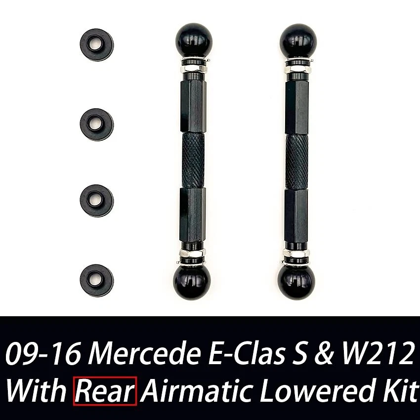For 2010-18 MERCEDES BENZ E500 E63 AMG REAR ADJUSTABLE LOWERING LINKS W212 S212 — 第 2/4 张图片