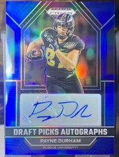 Payne Durham 2023 Panini Draft Picks #DPA-PAD Blue Prizm 41/149 Auto