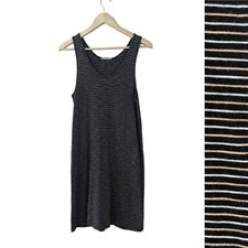 Madewell Large Striped Scoopneck Knit Tank Dress Sleeveless Knee Length Womens