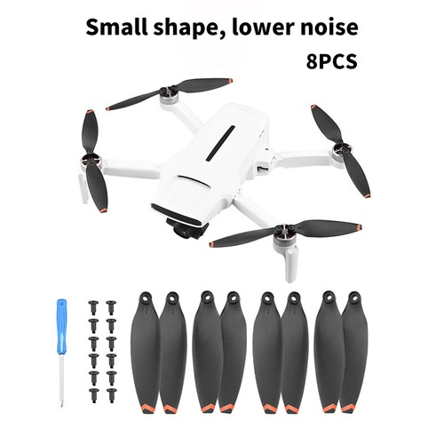 2 Pairs Quick Release Propeller For FIMI X8 Mini/Mini V2 Drone Light Weight - Imagen 4 de 14