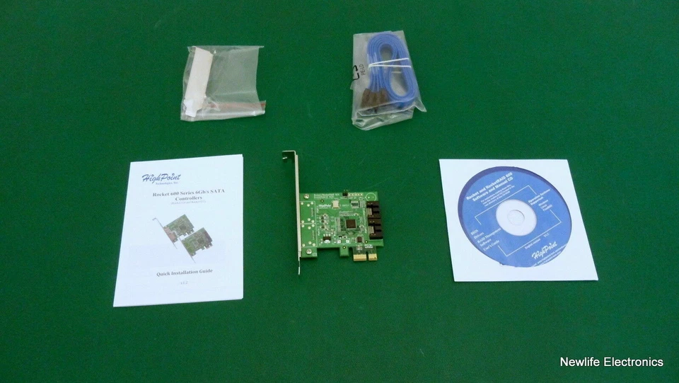 (New) High Point Technologies Rocket 620A 2-Port SATA 6Gb/s PCIe Host Adapter - Image 4 of 4