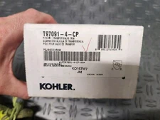 NEW Kohler K-T97091-4-CP Pitch Master Shower Transfer Valve Trim Polished Chrome