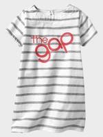 Gap Striped Logo Dress Size 3-6-12m