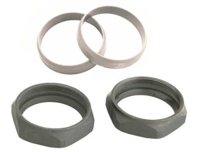 Parkerized MANIFOLD NUTS & ''PEEK'' SEAL RINGS 1940 - 1954 Harley Knuckle Pan K KR