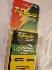 Rayovac 4 AA or 4 AAA Battery rechargeable charger NIMH for all systems