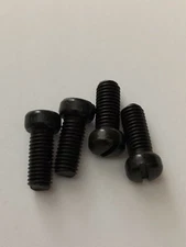 6-48 X 5/16" Blued Slotted Fillister Head Gunsmith Screws (4-Pcs)