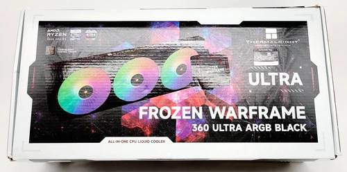 Thermalright Frozen Warframe 360 Black ARGB All-In-One CPU Liquid Cooler