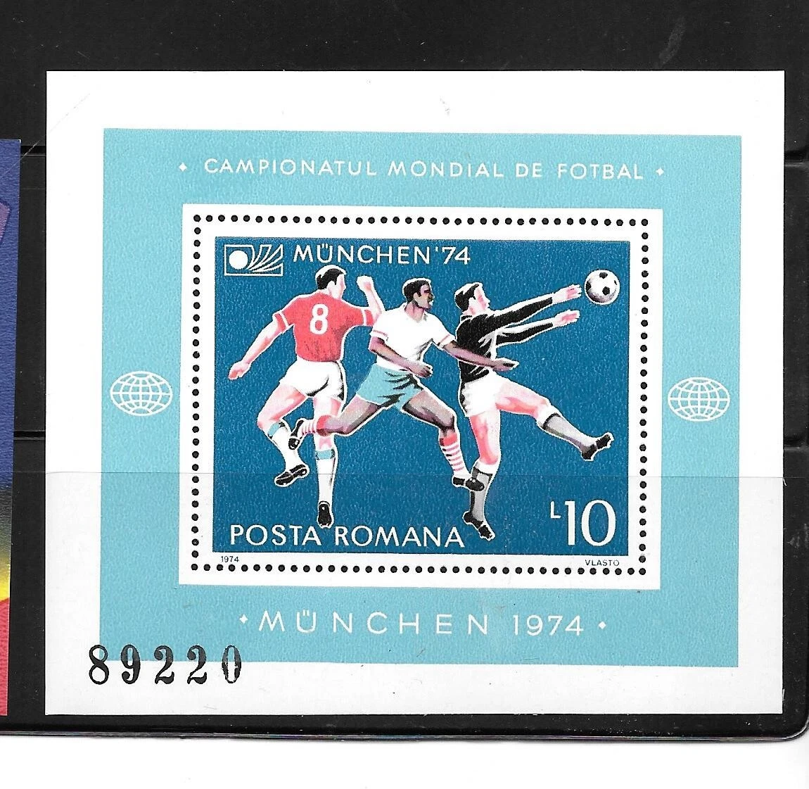 Souvenir Postal Match Roumanie - Italie 1939 - Football International