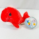 1998 Precious Moments - Tender Tails - Enesco - Plush, Bean Bag, Red Whale Nwt