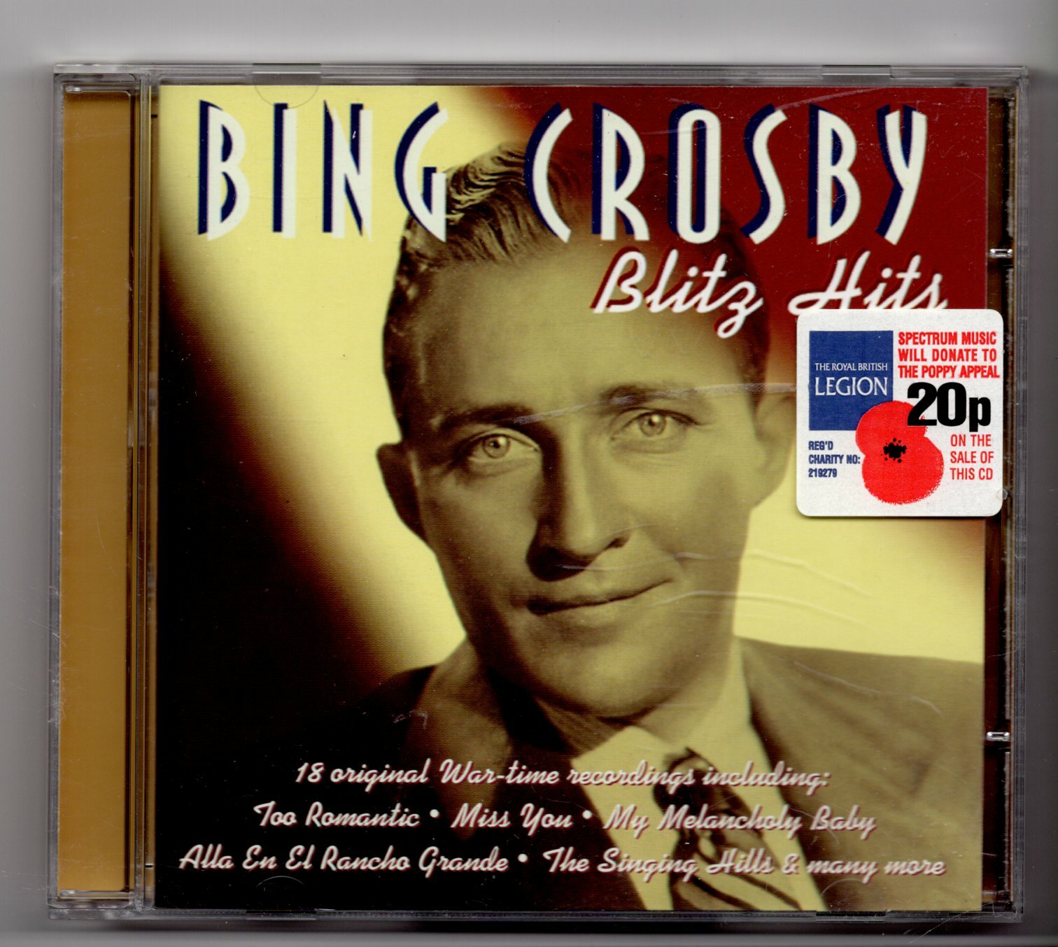 (JG470) Bing Crosby, Blitz Hits - 2000 CD