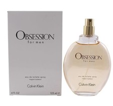 Obsession Calvin Klein Men 4.0 4 oz 125 ml Eau De Toilette Spray Same As Photo