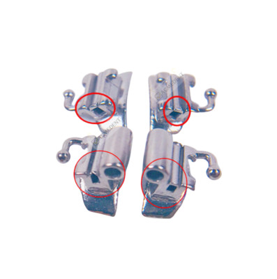 10Kits Dental Orthodontic Convertible Buccal Tubes MBT 022 1st Molar U2/L1 Tube
