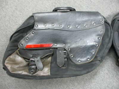 Harley Davidson OEM FXDS/FXDX Dyna Convertible Saddle Bags 90818
