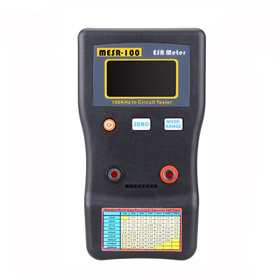 MESR-100 ESR Capacitance Ohm Meter Measuring Capacitance Resistance Volt Tester