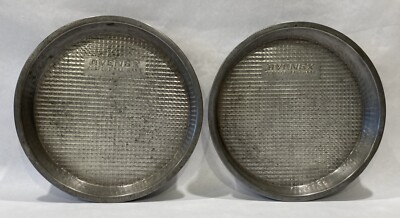 Set of 2 Vintage Mid-Century Ovenex (Ekco) Perfect Bakeware 9'' Cake Biscuit Pans