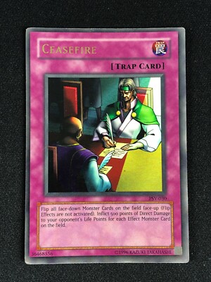 YUGIOH CEASEFIRE PSV-030 ULTRA HP/ CREASES