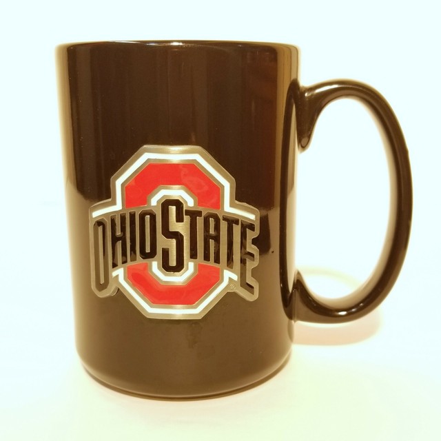 Ohio State Buckeye coffee mug 15 0z. black eBay