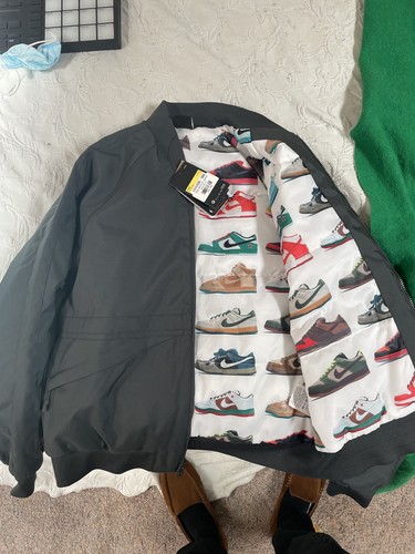 nike sb dunk jacket orange label