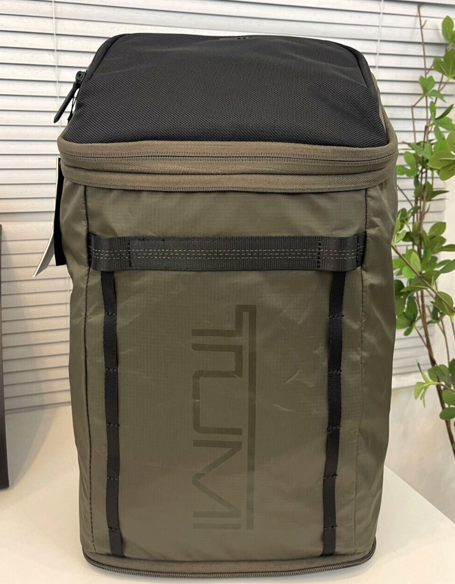TUMI ALPHA BRAVO Packable Backpack 232816 Khaki Gym Travel TUMI ALPHA BRAVO Packable Backpack 232816 Khaki Gym Travel