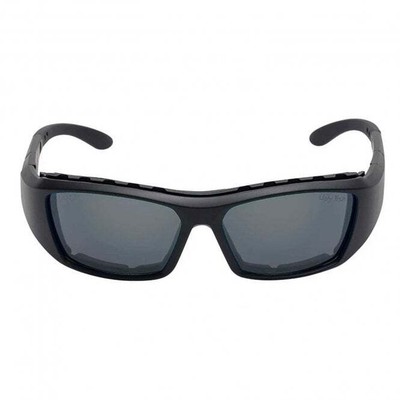 Ugly Fish Motorrad-Sonnenbrille - RS3303X Kanone - mattschwarz mit geräucherten Gläsern