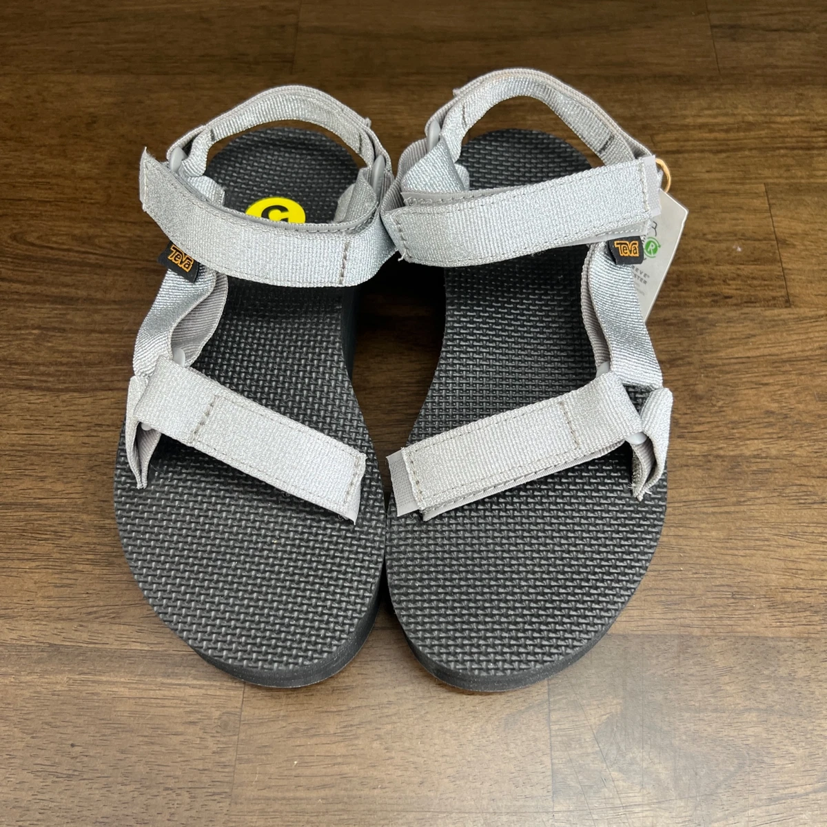Silver teva best sale sandals