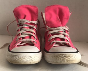hot pink chuck taylor high tops