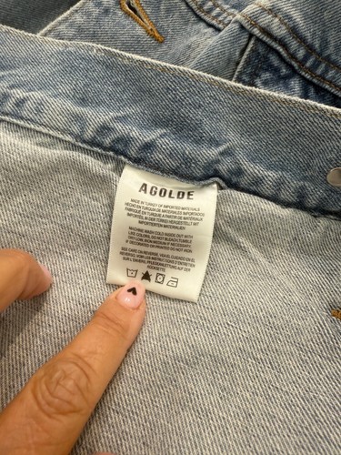 AGOLDE Charli Jeansjacke Oversized Light Wash Größe L - Bild 7 von 9