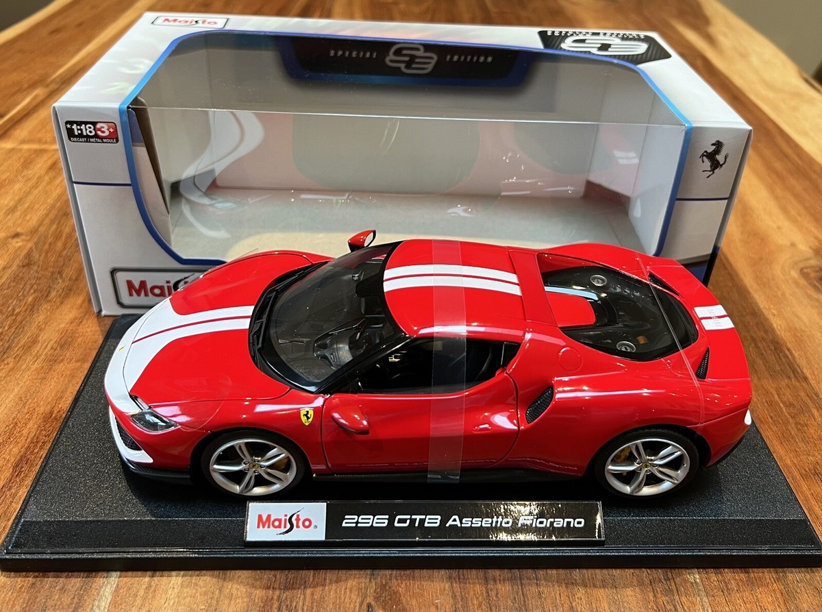 Maisto 296GTB アセット フィオラノ Maisto Special Edition 1:18 Scale Ferrari 296 GTB Assetto