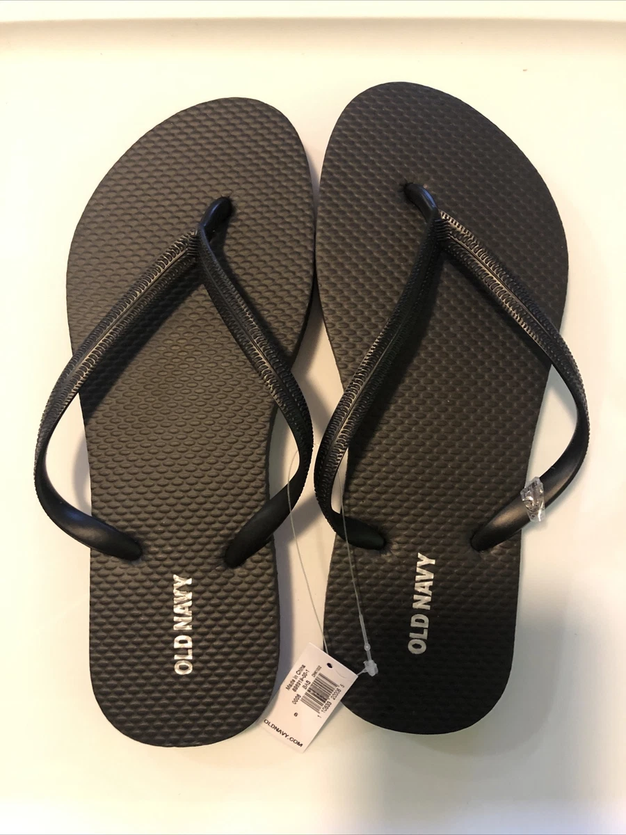 Old navy cheap black flip flops