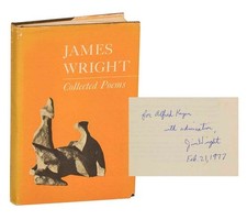James WRIGHT / COLLECTED POEMS Signed Association Copy 1st Edition 1971 #203854